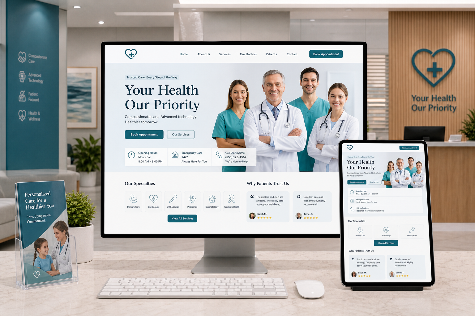 Clinic Website preview