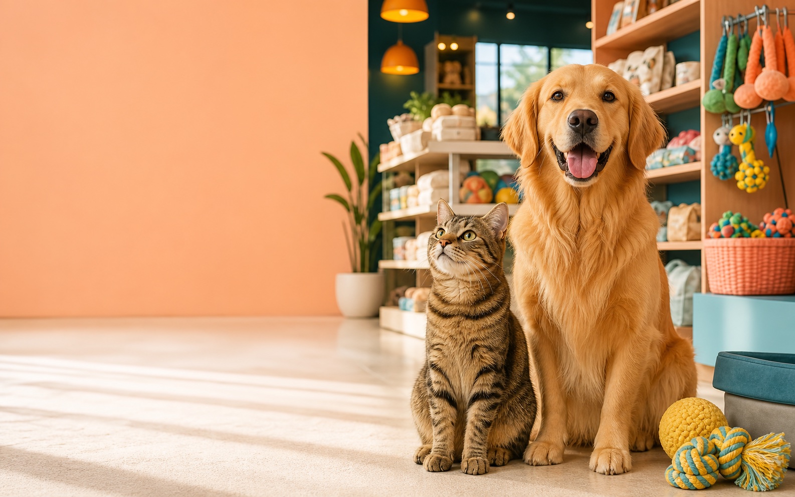 Pet Shops & Pet Services professional website visual